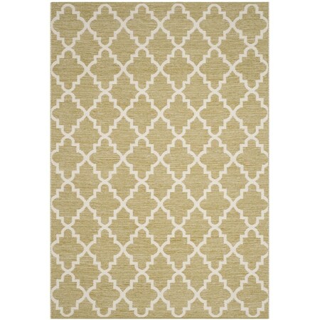Safavieh 3 x 5 ft. Small Rectangle Montauk Hand Woven RugGreen & Ivory MTK810G-3